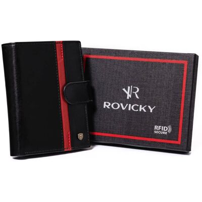 Inny producent Skorzany portfel meski z zabezpieczeniem RFID Protect Inny producent Skorzany portfel meski z zabezpieczeniem RFID Protect