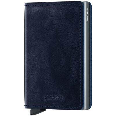 Slimwallet Secrid Ochrona Rfid Vintage - Blue Slimwallet Secrid Ochrona Rfid Vintage - Blue