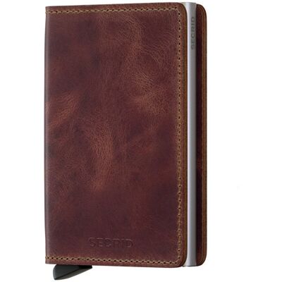Slimwallet Secrid ochrona RFID Vintage - brown Slimwallet Secrid ochrona RFID Vintage - brown
