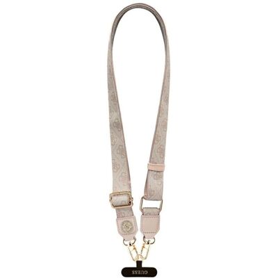 Smycz Do Telefonu Guess Skórzany Pasek Na Ramię Różowy Elegancki 150Cm Smycz Do Telefonu Guess Skórzany Pasek Na Ramię Różowy Elegancki 150Cm