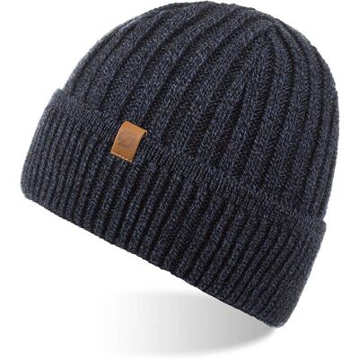 Brødrene Stylowa czapka zimowa męska czapka beanie brodrene cz12 granatowa Brødrene Stylowa czapka zimowa męska czapka beanie brodrene cz12 granatowa