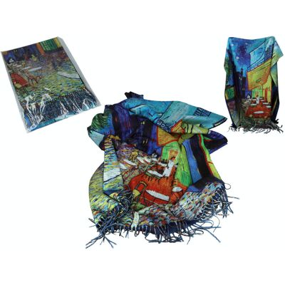 Szal - V. van Gogh, Taras Kawiarni w Nocy (CARMANI) Szal - V. van Gogh, Taras Kawiarni w Nocy (CARMANI)