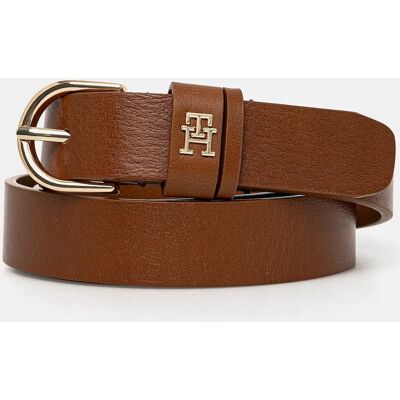 Inny producent TOMMY HILFIGER BRĄZOWY PASEK SKÓRZANY Z LOGO 90 16EA Inny producent TOMMY HILFIGER BRĄZOWY PASEK SKÓRZANY Z LOGO 90 16EA