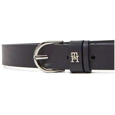 Inny producent Tommy Hilfiger Czarny Pasek Skórzany Z Logo I Klamrą 80 7aa Inny producent Tommy Hilfiger Czarny Pasek Skórzany Z Logo I Klamrą 80 7aa
