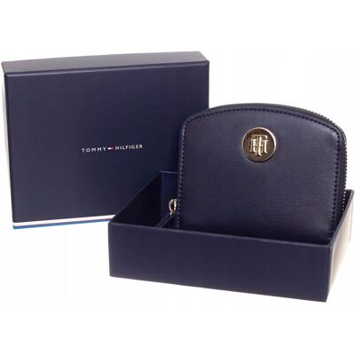Tommy Hilfiger portfel damski chic med granatowy Tommy Hilfiger portfel damski chic med granatowy