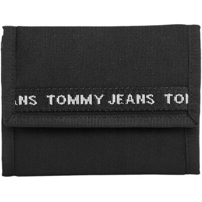 Tommy Hilfiger portfel męski tjm essential nylon trifold czarny Tommy Hilfiger portfel męski tjm essential nylon trifold czarny