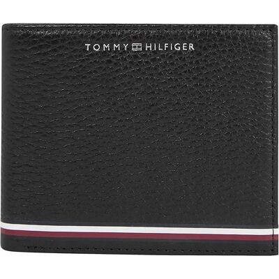 Tommy Hilfiger portfel skóra naturalna czarny mężczyzna Tommy Hilfiger portfel skóra naturalna czarny mężczyzna