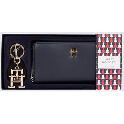 Tommy Hilfiger Zestaw portfel + brelok AW0AW14004 one size Iconic Tommy GP Wallet Keyfob Tommy Hilfiger Zestaw portfel + brelok AW0AW14004 one size Iconic Tommy GP Wallet Keyfob