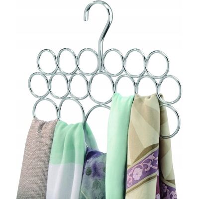 Inny producent UCHWYT WIESZAK NA SZALIKI KRAWATY PASKI CHUSTY ORGANIZER 18 PIERŚCIENI Inny producent UCHWYT WIESZAK NA SZALIKI KRAWATY PASKI CHUSTY ORGANIZER 18 PIERŚCIENI