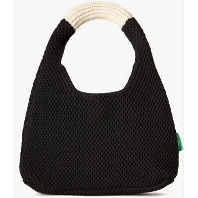 Inny producent UNITED COLORS OF BENETTON CZARNA TOREBKA Z BIAŁYM UCHWYTEM 16 x 18 6IA Inny producent UNITED COLORS OF BENETTON CZARNA TOREBKA Z BIAŁYM UCHWYTEM 16 x 18 6IA