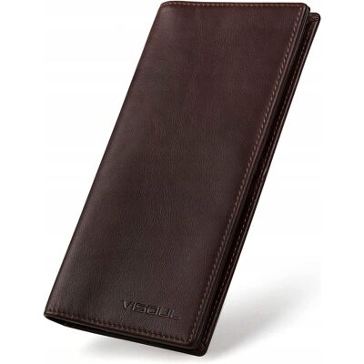 Inny producent VISOUL Portfel Męski Skórzany Vintage XXL Etui Na Karty RFID Ochrona Inny producent VISOUL Portfel Męski Skórzany Vintage XXL Etui Na Karty RFID Ochrona