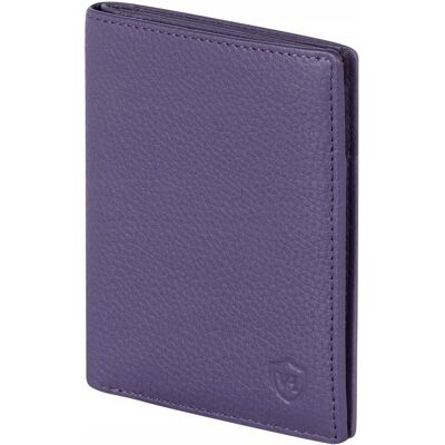 Inny producent VON HEESEN Portfel Skórzany RFID Dla Mężczyzn i Kobiet Fioletowy Inny producent VON HEESEN Portfel Skórzany RFID Dla Mężczyzn i Kobiet Fioletowy