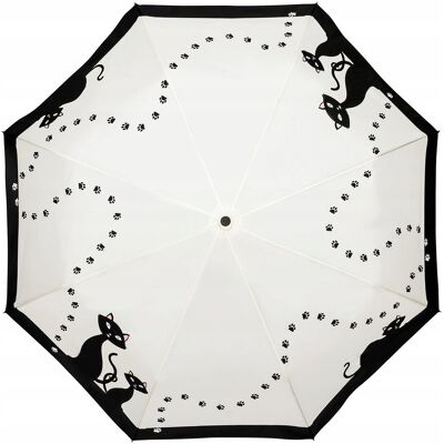 Inny producent VON LILIENFELD Parasol Składany Czarny Kot Odporny Na Wiatr Automatyczny Inny producent VON LILIENFELD Parasol Składany Czarny Kot Odporny Na Wiatr Automatyczny