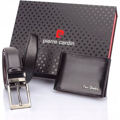 Zestaw męski portfel Pierre Cardin i pasek zestaw skórzany Gracio BOX Zestaw męski portfel Pierre Cardin i pasek zestaw skórzany Gracio BOX