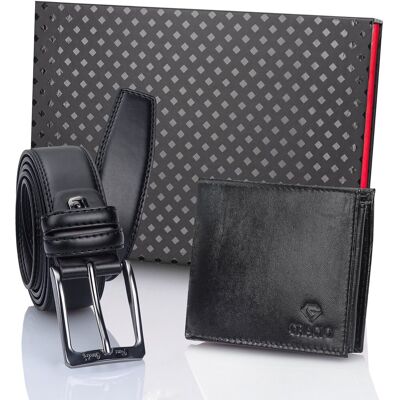Zestaw Prezentowy Męski Portfel Gracio Pasek Pierre Cardin na święta Zestaw Prezentowy Męski Portfel Gracio Pasek Pierre Cardin na święta