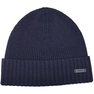 Zimowa czapka beanie Hugo Boss granatowa 50495306 Zimowa czapka beanie Hugo Boss granatowa 50495306