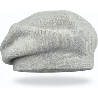 Majka Zimowy Elegancki Ocieplany Stylowy Beret Damski Na Zimę 70% Wełna Szary Majka Zimowy Elegancki Ocieplany Stylowy Beret Damski Na Zimę 70% Wełna Szary