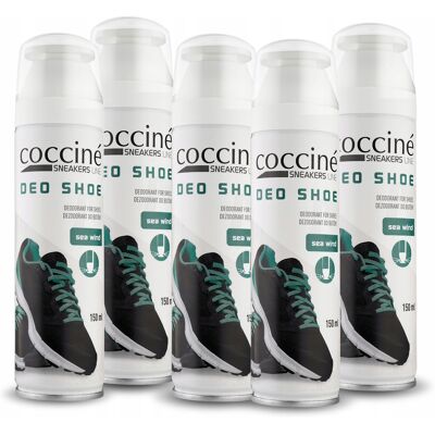 Coccine 5x Odświeżacz Do Obuwia Dezodorant Do Butów Dysza Dwustronna Sea Wind Coccine 5x Odświeżacz Do Obuwia Dezodorant Do Butów Dysza Dwustronna Sea Wind