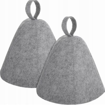 Inny producent CZAPKA DO SAUNY FILCOWA WEŁNIANA 2 SZTUKI 22X34CM OCHRONA WŁOSÓW GŁOWY Inny producent CZAPKA DO SAUNY FILCOWA WEŁNIANA 2 SZTUKI 22X34CM OCHRONA WŁOSÓW GŁOWY