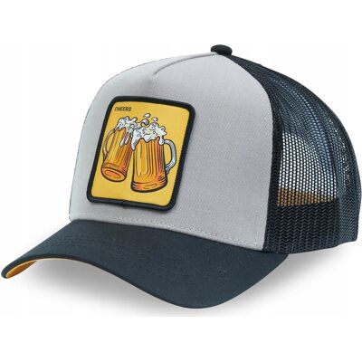 Czapka Z Daszkiem Capslab Cheers Kufle Drinks Trucker Cap Czarna Czapka Z Daszkiem Capslab Cheers Kufle Drinks Trucker Cap Czarna
