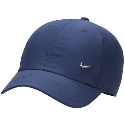 Czapka Z Daszkiem Nike Sportowa Granatowa Z Małym Logo Fb5372-410 Czapka Z Daszkiem Nike Sportowa Granatowa Z Małym Logo Fb5372-410