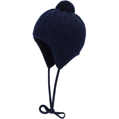 Doll Dziecięca Czapka Z Wiązaniem Granatowa Döll R.43 Doll Dziecięca Czapka Z Wiązaniem Granatowa Döll R.43