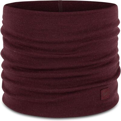 Komin Chusta Buff Z Wełny Merino Heavyweight Garnet Komin Chusta Buff Z Wełny Merino Heavyweight Garnet
