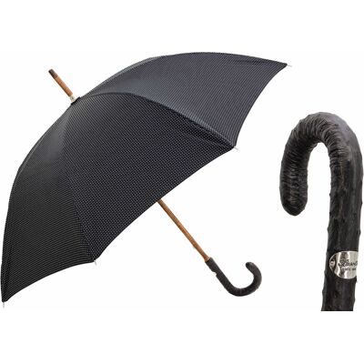 No name Pasotti Parasol 92cm Punto Bianco Skóra Strusia Manual Włochy Lux No name Pasotti Parasol 92cm Punto Bianco Skóra Strusia Manual Włochy Lux