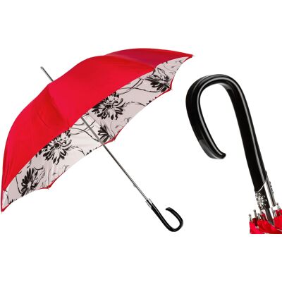No name Pasotti Parasol 93cm Słoneczniki Czarny Podwójny Materiał Acetate No name Pasotti Parasol 93cm Słoneczniki Czarny Podwójny Materiał Acetate