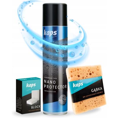 Kaps Zestaw 3w1 Nano Protector I Akcesoria Do Czyszczenia Butów Sportowych Kaps Zestaw 3w1 Nano Protector I Akcesoria Do Czyszczenia Butów Sportowych