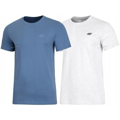 F4 4F ZESTAW 2szt. 2-PAK MÄSKA KOSZULKA T-SHIRT 100% BAWEĹNA / rozm XXL F4 4F ZESTAW 2szt. 2-PAK MÄSKA KOSZULKA T-SHIRT 100% BAWEĹNA / rozm XXL