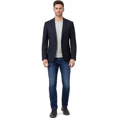 Abercrombie&Fitch ABERCROMBIE & FITCH CZARNA MARYNARKA SLIM Z GUZIKAMI S I3A Abercrombie&Fitch ABERCROMBIE & FITCH CZARNA MARYNARKA SLIM Z GUZIKAMI S I3A
