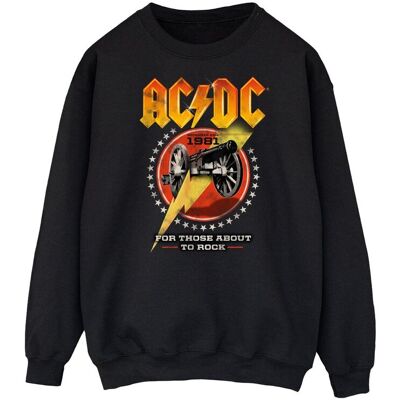 AC/DC Męska Bluza For Those About To Rock 1981 (3XL / Czarny) AC/DC Męska Bluza For Those About To Rock 1981 (3XL / Czarny)