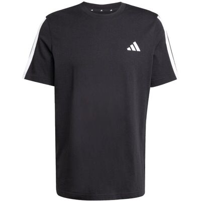 Adidas Męska Koszulka Z 3 Paskami (L / Czarny) Adidas Męska Koszulka Z 3 Paskami (L / Czarny)