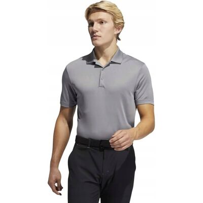 Adidas Szara Koszulka Polo z Krótkim Rękawem i Guzikami XL Ktb Adidas Szara Koszulka Polo z Krótkim Rękawem i Guzikami XL Ktb