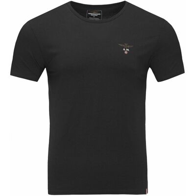 Aeronautica Militare czarny t-shirt koszulka męska crew-neck SC0TI001J508-34300 XL Aeronautica Militare czarny t-shirt koszulka męska crew-neck SC0TI001J508-34300 XL