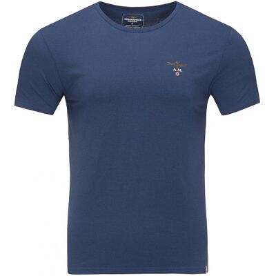 Aeronautica Militare granatowy t-shirt koszulka męska crew-neck SC0TI001J508-08184 L Aeronautica Militare granatowy t-shirt koszulka męska crew-neck SC0TI001J508-08184 L