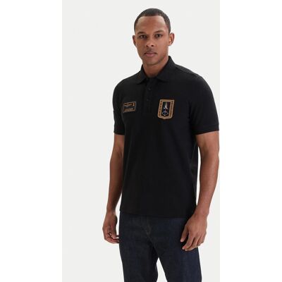 Aeronautica Militare Polo Frecce Tricolori Czarna Xl Aeronautica Militare Polo Frecce Tricolori Czarna Xl