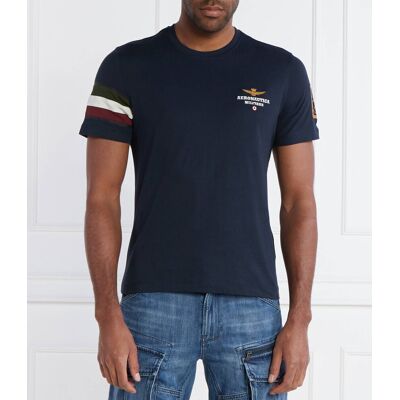 Aeronautica Militare T-shirt 241TS2230J592 blue navy 3XL Aeronautica Militare T-shirt 241TS2230J592 blue navy 3XL