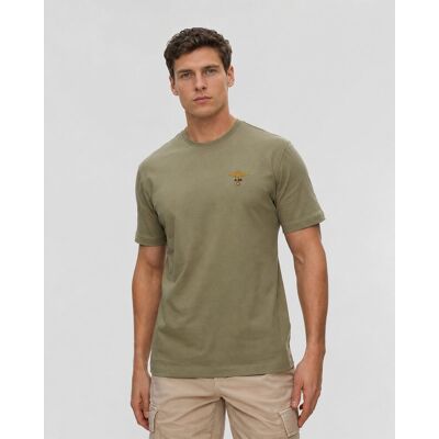 Aeronautica Militare T-shirt Basic (261TS1580UJ00372) zielony XL Aeronautica Militare T-shirt Basic (261TS1580UJ00372) zielony XL