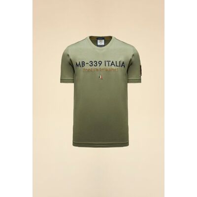 Aeronautica Militare T-shirt Emboidered Frecce Tricolori zielona L Aeronautica Militare T-shirt Emboidered Frecce Tricolori zielona L
