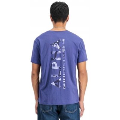 Alpha Industries Backprint T Camo Print 128507CP 735 Night Purple L Alpha Industries Backprint T Camo Print 128507CP 735 Night Purple L