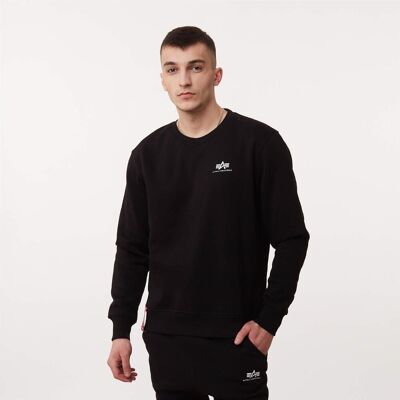 Alpha Industries Basic Sweater Small Logo Black - Xl Alpha Industries Basic Sweater Small Logo Black - Xl
