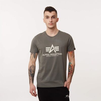 Alpha Industries BASIC T-SHIRT VINTAGE GREEN - XL Alpha Industries BASIC T-SHIRT VINTAGE GREEN - XL