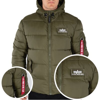 Alpha Industries kurtka męska pikowana z kapturem Hooded Puffer FD XL Alpha Industries kurtka męska pikowana z kapturem Hooded Puffer FD XL