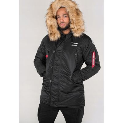 Alpha Industries Parka Męskie czarny 188141 Alpha Industries Parka Męskie czarny 188141
