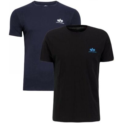 Alpha Industries Small Logo Basic 2 Pack 258500 770 Rep.Blue/Czarna S Alpha Industries Small Logo Basic 2 Pack 258500 770 Rep.Blue/Czarna S