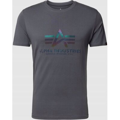 Alpha Industries T-shirt Rainbow Reflective (100501RR) greyblack [Rozmiar Alpha Industries T-shirt Rainbow Reflective (100501RR) greyblack [Rozmiar
