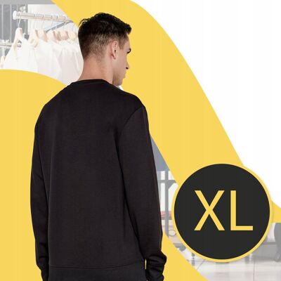 Giorgio Armani Exchange Bluza Męska Bawełniana Czarna Bez Kaptura Duży Napis r. XL Giorgio Armani Exchange Bluza Męska Bawełniana Czarna Bez Kaptura Duży Napis r. XL