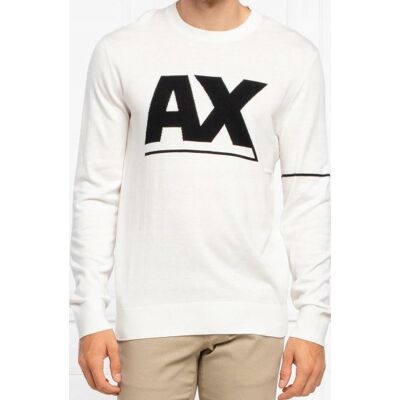Inny producent ARMANI EXCHANGE SWETER BIAŁY MĘSKI LOGO XL SPB Inny producent ARMANI EXCHANGE SWETER BIAŁY MĘSKI LOGO XL SPB